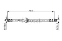 Bremsschlauch Vorderachse Bosch 1 987 476 827
