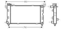 chrysler RADIATEUR VOYAGER 33/38 MT 96