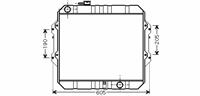 Toyota RADIATEUR HI LUX 25D4-deurs MT 01-05