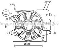 kia Koelventilatorwiel KA7536