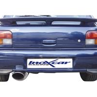 100% RVS Sportuitlaat Subaru Impreza 4WD 2.0 GT-Turbo -2000 150x105mm