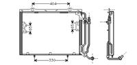 mercedes-benz AIRCO CONDENSOR 2.2 Diesel vanaf98