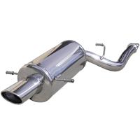 100% RVS Sportuitlaat Subaru Impreza 4WD 2.0 WRX 2001- 120x80mm met CE