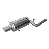 100% RVS Sportuitlaat Subaru Impreza 4WD 2.5 STi (230pk) 2006- 120x80mm met CE