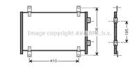 peugeot Condensor, airconditioning