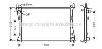 ford Radiateur FDA2400