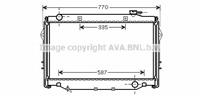 toyota Radiateur TO2377