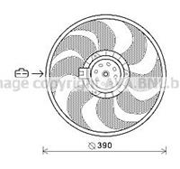 opel Koelventilatorwiel