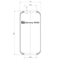febibilstein Federbalg, Luftfederung Febi Bilstein 45090