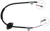 A.B.S. Handbremsseil K12591 Bremsseil,Seilzug Feststellbremse NISSAN,PRIMERA P11,PRIMERA Traveller WP11,PRIMERA Hatchback P11