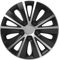 4-Delige Wieldoppenset Rapide Silver&Black 16 inch