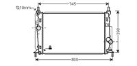 RADIATEUR Mazda 3 2.2 CiTD 01/09-