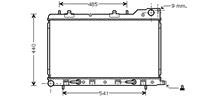 subaru Radiateur Forester 20turbo Mt/at 02