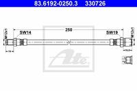 Bremsschlauch ATE 83.6192-0250.3