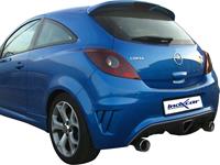 100% RVS Dubbele Sportlaat Opel Corsa D 1.6 OPC (192pk) 2006- Links/Rechts 102mm Racing