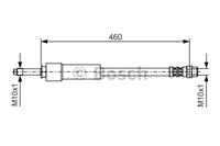 Bremsschlauch Vorderachse beidseitig Bosch 1 987 476 297