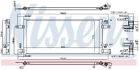 Condensator, airconditioner NISSENS 940376
