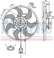 NISSENS Lüfter 85784 Elektrolüfter,Hochleistungslüfter OPEL,VAUXHALL,ZAFIRA B A05,ASTRA H Caravan L35,ASTRA H L48,ASTRA H GTC L08,ASTRA H TwinTop L67