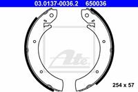 Bremsbackensatz Hinterachse ATE 03.0137-0036.2