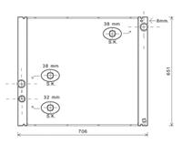 landrover RADIATEUR RANGE ROVER 4.2i AT 05-