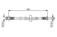 Bremsschlauch Vorderachse Bosch 1 987 476 317