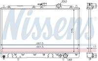Kühler, Motorkühlung Nissens 62830