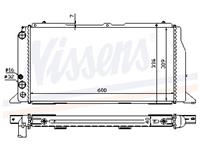 NISSENS Wasserkühler 60487 Kühler,Motorkühler AUDI,80 89, 89Q, 8A, B3,COUPE 89, 8B,90 89, 89Q, 8A, B3