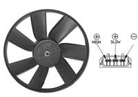 Volkswagen KOELVENTILATOR 1,6i 55Kw(1F) / 74Kw zonder AIRCO