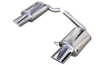 100% RVS Dubbele Sportlaat Audi S5 4.2 V8 (354pk) 2008- Links/Rechts 150x105mm Oblique