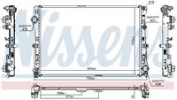 Kühler, Motorkühlung Nissens 627029