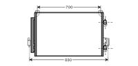 mitsubishi CONDENSOR SPACE WAGON3 24i 98tot03