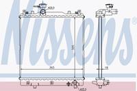 Kühler, Motorkühlung Nissens 64204