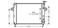 jeep RADIATEUR CHEROKEE 47i MT/AT 01-