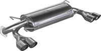 100% RVS Dubbele Sportlaat Subaru Impreza 2.5 WRX STi (300pk) 2008- Links/Rechts 2x102mm
