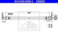 Bremsschlauch Vorderachse ATE 83.6105-0360.3