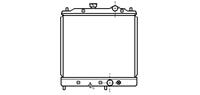 mitsubishi Radiateur Benzine 1300 1500 -auto -h.d.