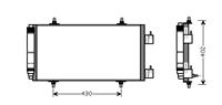 citroen CONDENSOR P807/C8/ULYSSE 30i AT 02-