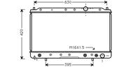 mitsubishi Radiateur Tor Mitsu. Eclipse 9/89 A