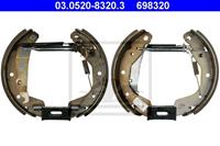 Bremsbackensatz Hinterachse ATE 03.0520-8320.3