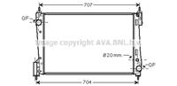 Kühler, Motorkühlung AVA FTA2311
