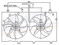 mazda Koelventilator