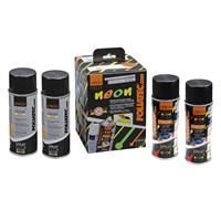 Foliatec Spray Film (Spuitfolie) NEON 4-delige Set - blauw 2x400ml + basislaag 2x400ml