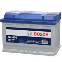 Starterbatterie 'S4 - 12V 74Ah 680A' | BOSCH (0092S40080)