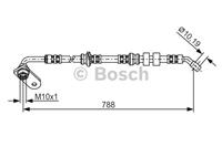 Bremsschlauch Vorderachse rechts Bosch 1 987 476 935