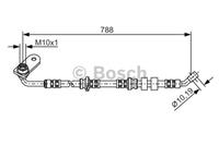 Bremsschlauch Vorderachse links Bosch 1 987 476 934