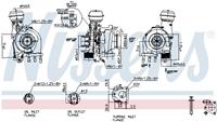 NISSENS Turbolader 93114 Abgasturbolader,Lader, Aufladung SUZUKI,GRAND VITARA II JT