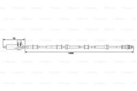BOSCH ABS Sensor 0 265 006 689 Drehzahlsensor,Raddrehzahl Sensor FIAT,DUCATO Kasten 250,DUCATO Pritsche/Fahrgestell 230,DUCATO Bus 230
