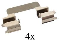 A.B.S. Zubehörsatz, Scheibenbremsbelag 1231Q  MERCEDES-BENZ,FIAT,PEUGEOT,C-CLASS W203,C-CLASS T-Model S203,SLK R171,CLC-CLASS CL203,CROMA 194