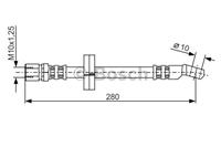 BOSCH Bremsschläuche 1 987 476 239 Bremsschlauch FIAT,SEAT,LANCIA,PANDA 141A_,128 Coupe,PANDA Van 141_,131,RITMO I 138A,MARBELLA 28,A 112,A 112