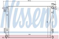 Kühler, Motorkühlung Nissens 67515